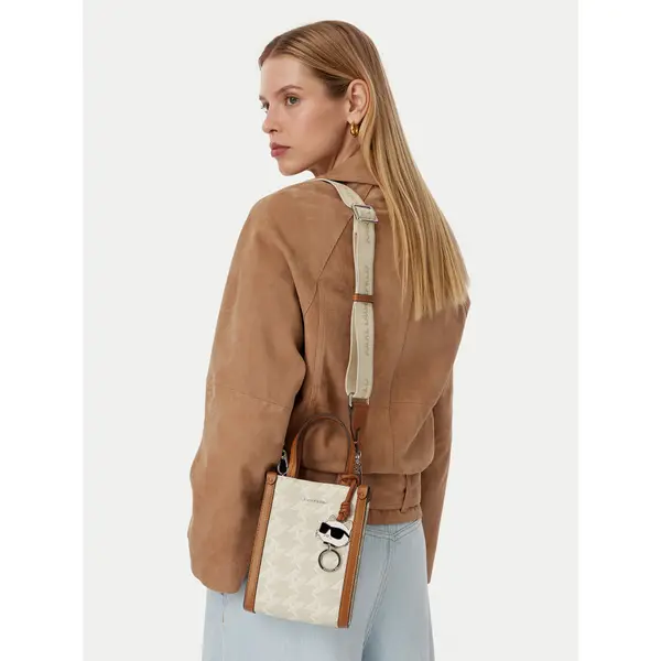 Karl Lagerfeld Torbica KARL LAGERFELD B3W30139 Krem