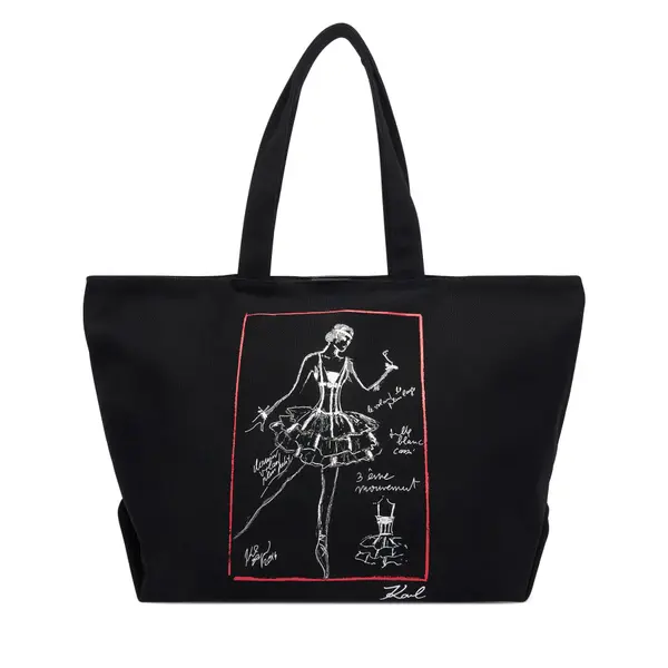 Karl Lagerfeld Torbica KARL LAGERFELD B3W50060 Crna