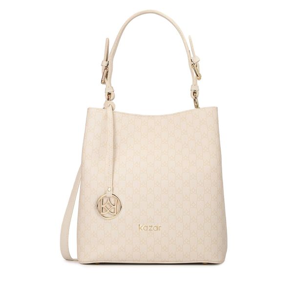 Kazar Torbica Kazar Victoria 29059-01-BB Beige/White