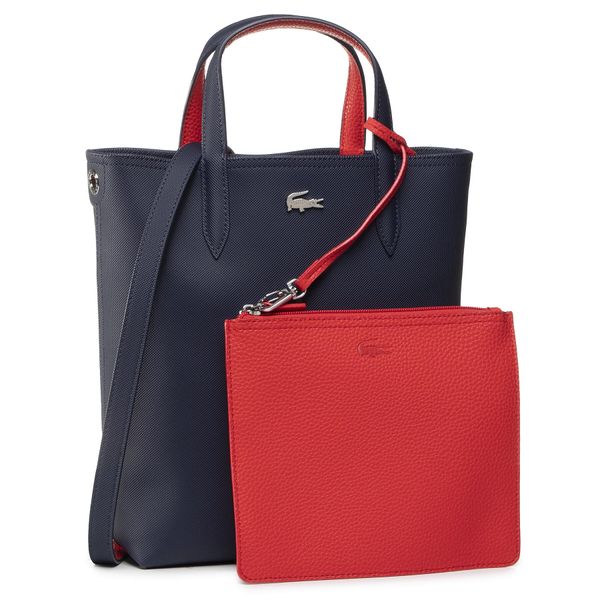 Lacoste Torbica Lacoste Vertical Shopping Bag NF2991AA Peacoat Salsa B50