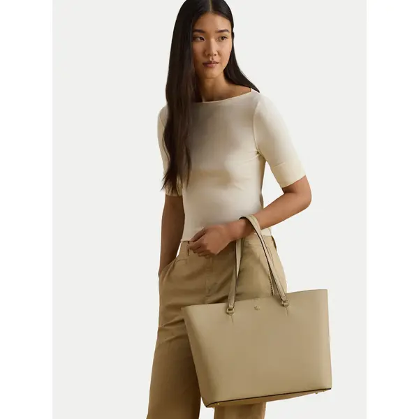 Lauren Ralph Lauren Torbica LAUREN RALPH LAUREN 431911655015 Bež