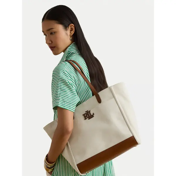 Lauren Ralph Lauren Torbica LAUREN RALPH LAUREN 431982234003 Écru
