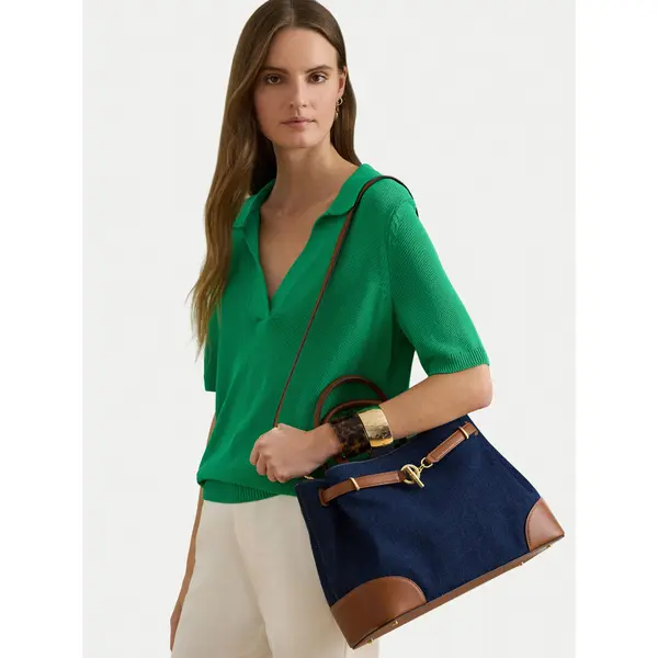 Lauren Ralph Lauren Torbica LAUREN RALPH LAUREN 431P04295001 Tamnoplava