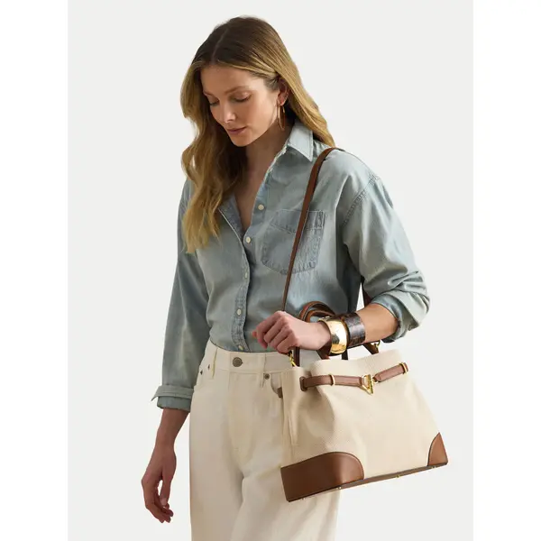 Lauren Ralph Lauren Torbica LAUREN RALPH LAUREN 431P04296005 Bež