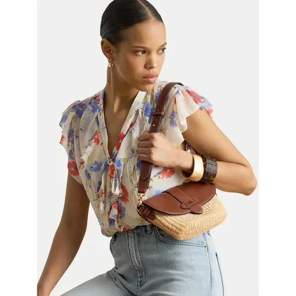 Lauren Ralph Lauren Torbica LAUREN RALPH LAUREN 431P10158001 Smeđa