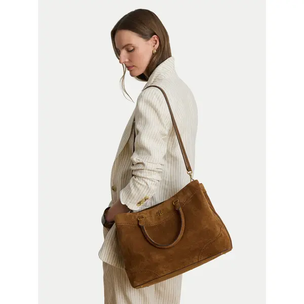 Lauren Ralph Lauren Torbica LAUREN RALPH LAUREN 431P15645001 Smeđa