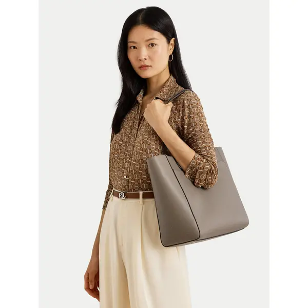 Lauren Ralph Lauren Torbica LAUREN RALPH LAUREN Large Cameryn 431960183009 Smeđa