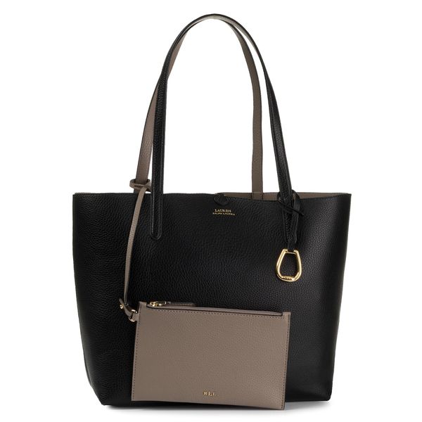 Lauren Ralph Lauren Torbica Lauren Ralph Lauren Rvrsble Tote 431795329001 Black/Taupe