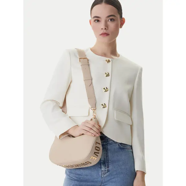 Love Moschino Torbica LOVE MOSCHINO JC4018PP1OLT0110 Écru