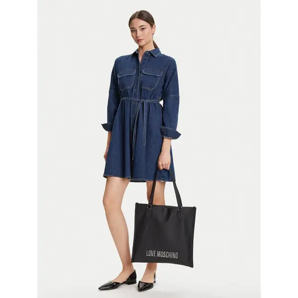 Love Moschino Torbica LOVE MOSCHINO JC4020PP1NKD000B Crna