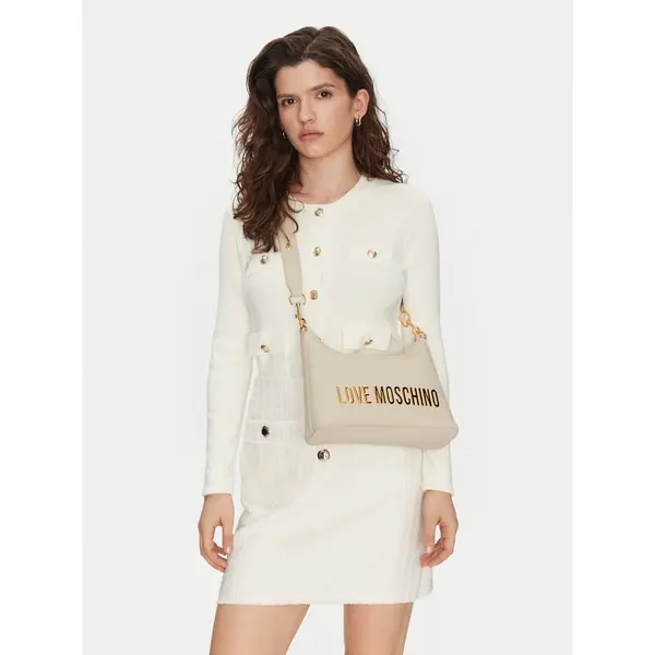 Love Moschino Torbica LOVE MOSCHINO JC4025PP1MKD0110 Écru