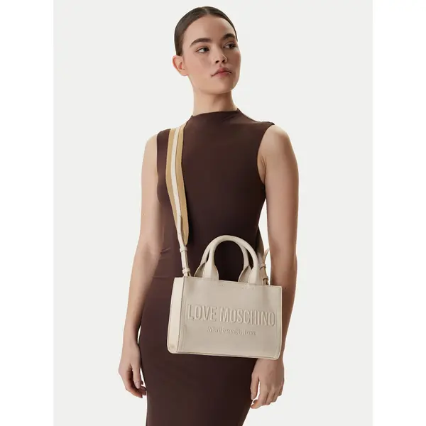 Love Moschino Torbica LOVE MOSCHINO JC4044PP1OLE0110 Écru