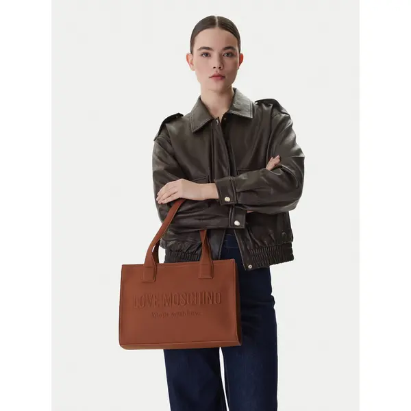 Love Moschino Torbica LOVE MOSCHINO JC4045PP1OLE0200 Smeđa