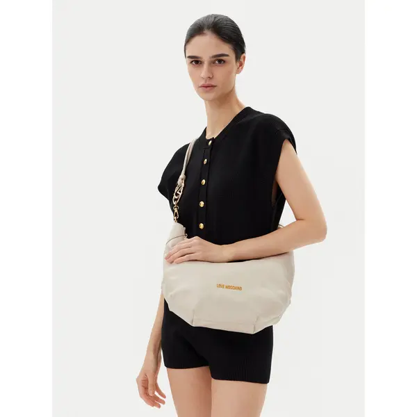 Love Moschino Torbica LOVE MOSCHINO JC4053PP1MLF0110 Écru