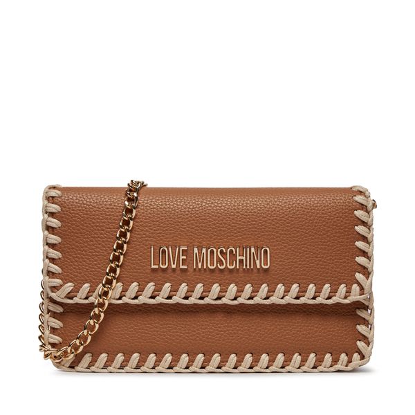 LOVE MOSCHINO Torbica LOVE MOSCHINO JC4108PP1ILJ120A Cammello Handstitch Ecru