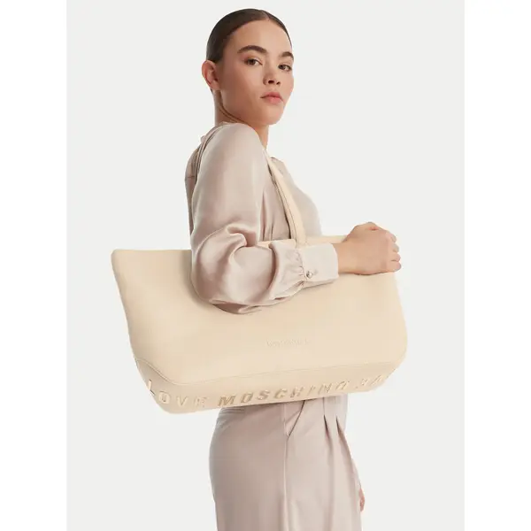 Love Moschino Torbica LOVE MOSCHINO JC4121PP1OLT0110 Écru