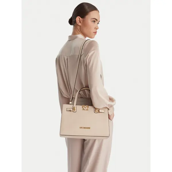 Love Moschino Torbica LOVE MOSCHINO JC4126PP1OLM0110 Écru