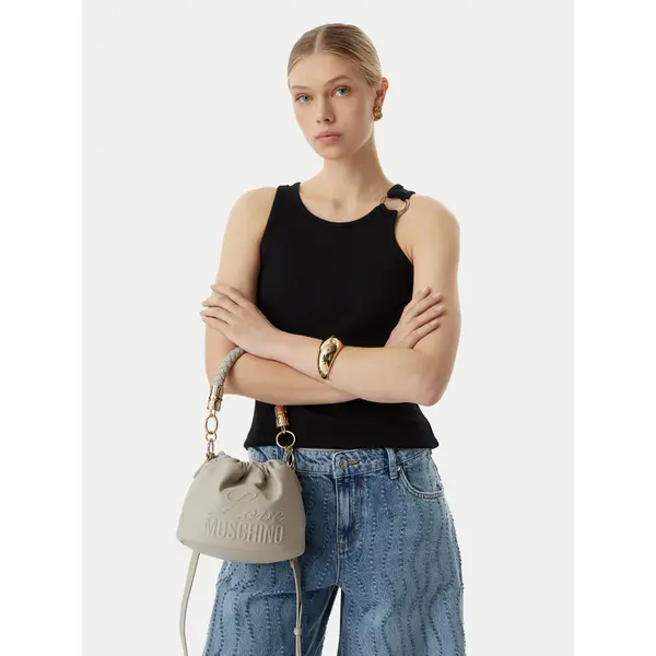 Love Moschino Torbica LOVE MOSCHINO JC4220PP0OKA0101 Siva