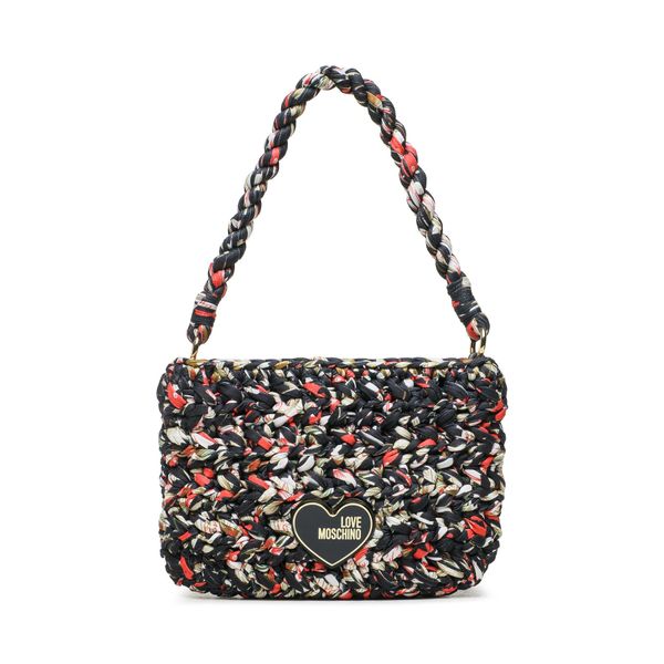 LOVE MOSCHINO Torbica LOVE MOSCHINO JC4235PP0GKL100A Black/Red/White