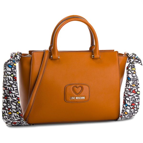 LOVE MOSCHINO Torbica LOVE MOSCHINO JC4256PP05KF0200 Cuoio