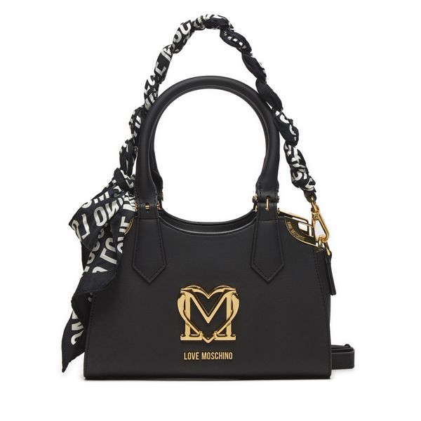 LOVE MOSCHINO Torbica LOVE MOSCHINO JC4284PP0IKJ100A Nero/Foulard
