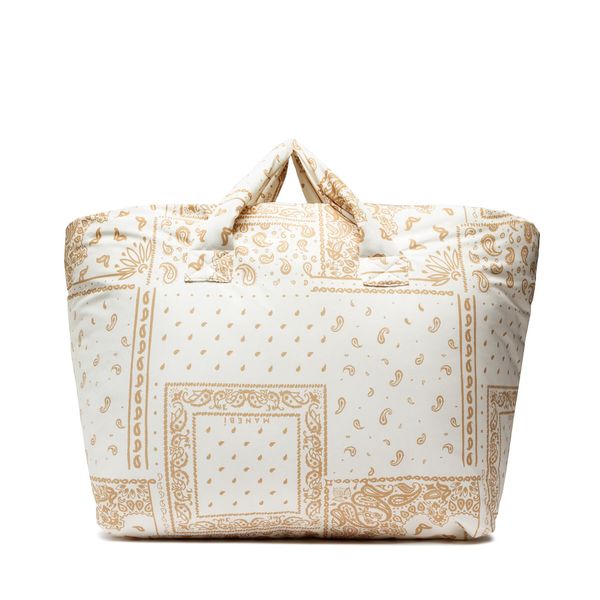 Manebi Torbica Manebi Riviera Bag Maxi B 1.2 Ar Beige Bandana