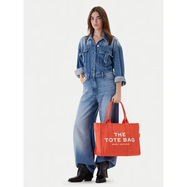 Marc Jacobs Torbica Marc Jacobs The Canvas Large Tote Bag M0016156 Narančasta