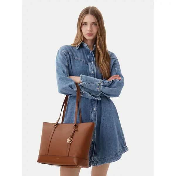 MICHAEL Michael Kors Torbica MICHAEL Michael Kors 30S6G3PT3V Smeđa