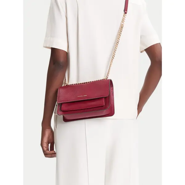 MICHAEL Michael Kors Torbica MICHAEL Michael Kors Claire 30T4GC7L3T Tamnocrvena