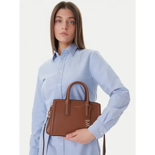 MICHAEL Michael Kors Torbica MICHAEL Michael Kors Laila 30S5G9IS1L Smeđa