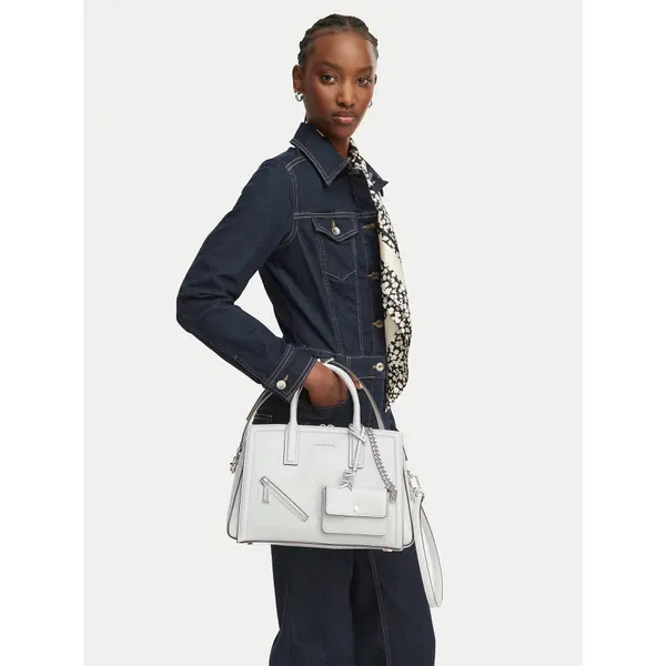 MICHAEL Michael Kors Torbica MICHAEL Michael Kors Laila 30S6S9IS2L Bijela