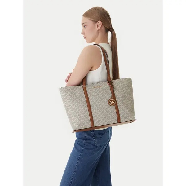 MICHAEL Michael Kors Torbica MICHAEL Michael Kors Temple Tote 30R4G1LT3B Bež