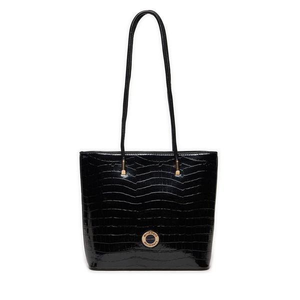 Monnari Torbica Monnari BAG0350-020 Czarne Lakierowe Croco