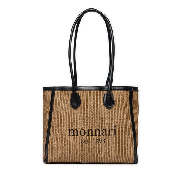 Monnari Torbica Monnari BAG0380-020 Carno-Beżowy