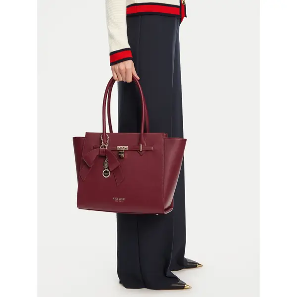 Nine West Torbica Nine West CEO-Chelsea-Charm-III-LX10186 Tamnocrvena