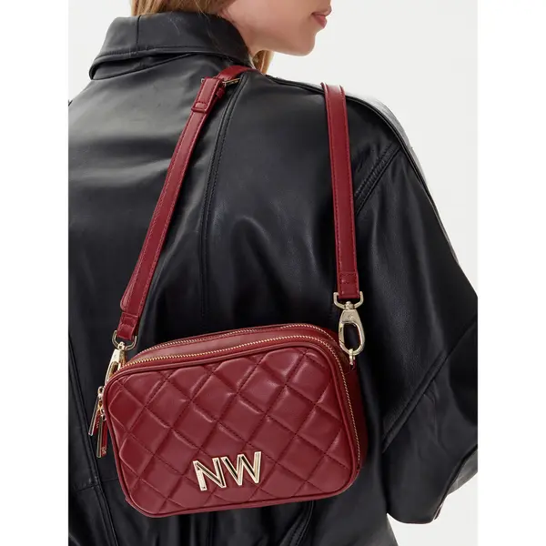 Nine West Torbica Nine West CEO-Greenwich-Glam-LX7669 Tamnocrvena