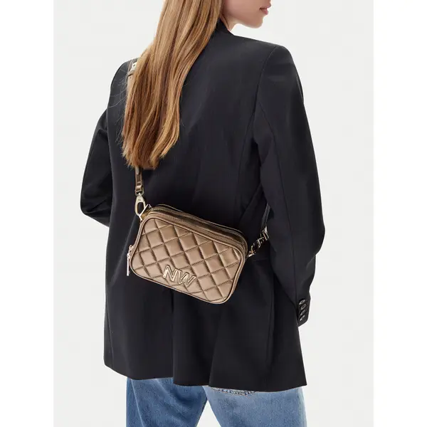 Nine West Torbica Nine West CEO-Greenwich-Glam-LX7669 Zlatna