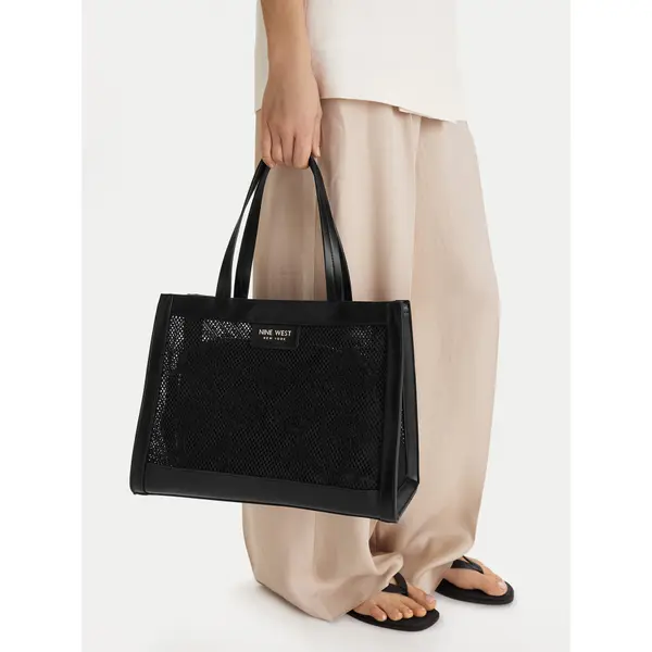Nine West Torbica Nine West CEO-Wall Street Glow-KY319 Crna