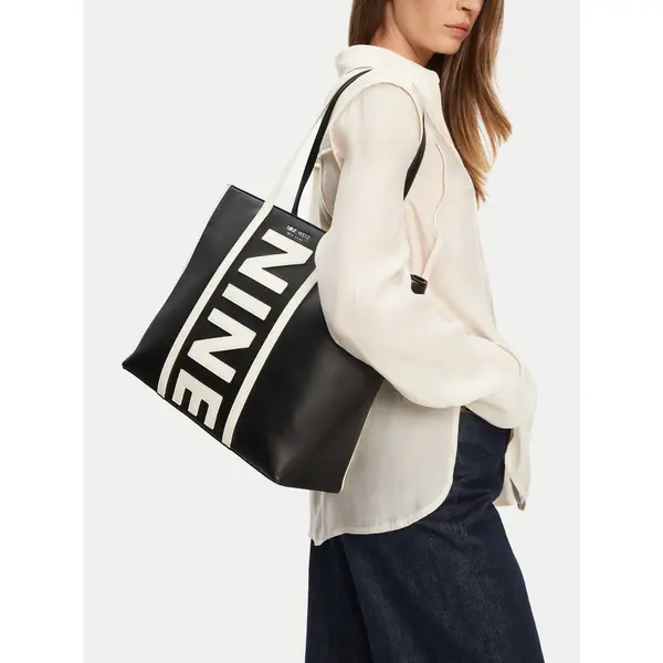 Nine West Torbica Nine West CEO-WHITE-LX10027 Crna