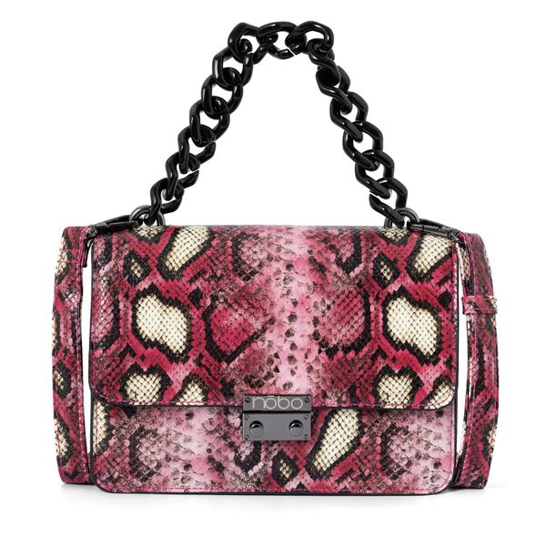 Nobo Torbica Nobo NBAG-N0050-C004 Różowy Wąż