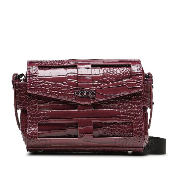 Nobo Torbica Nobo NBAG-N4200-C005 Bordowy Krokodyl