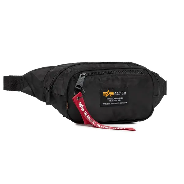 alpha industries Torbica oko struka﻿ Alpha Industries Crew Waist Bag 196923 Crna