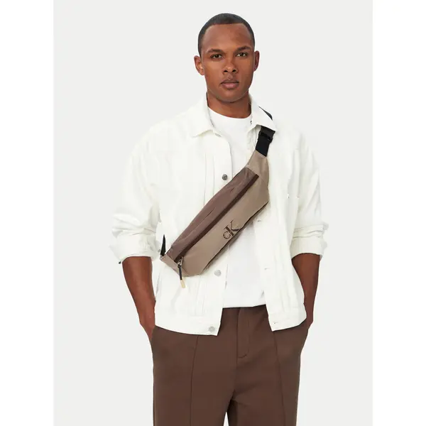Calvin Klein Torbica oko struka﻿ Calvin Klein Bold Clrblk Belt Bag LV04D3525G Smeđa