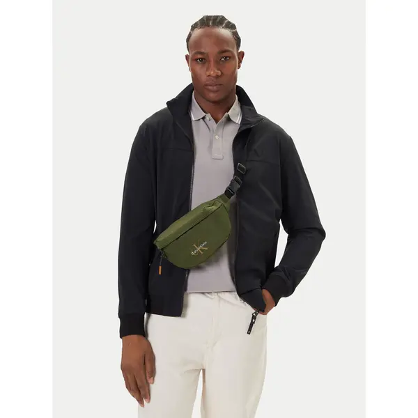 Calvin Klein Torbica oko struka﻿ Calvin Klein Bold Waistbag LV04D3116G Kaki