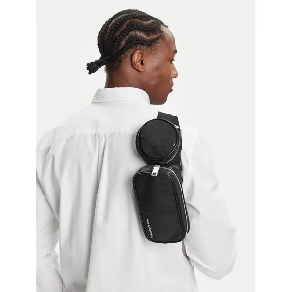 Karl Lagerfeld Torbica oko struka﻿ KARL LAGERFELD A3M30165 Crna
