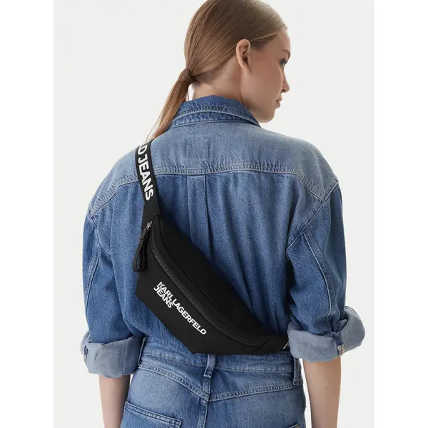 Karl Lagerfeld Jeans Torbica oko struka﻿ Karl Lagerfeld Jeans B1W30248 Crna