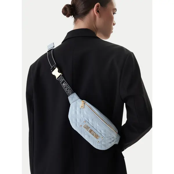 Love Moschino Torbica oko struka﻿ LOVE MOSCHINO JC4003PP1OLA0701 Svijetloplava