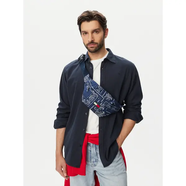 Tommy Jeans Torbica oko struka﻿ Tommy Jeans Tjm Ess Daily Bandana Bumbag AM0AM14350 Plava