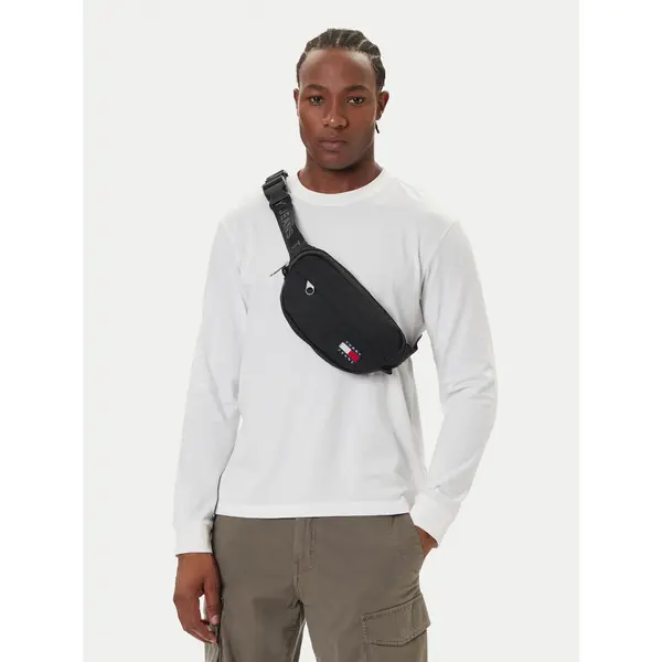 Tommy Jeans Torbica oko struka﻿ Tommy Jeans Tjm Ess Daily Bumbag AM0AM13701 Crna