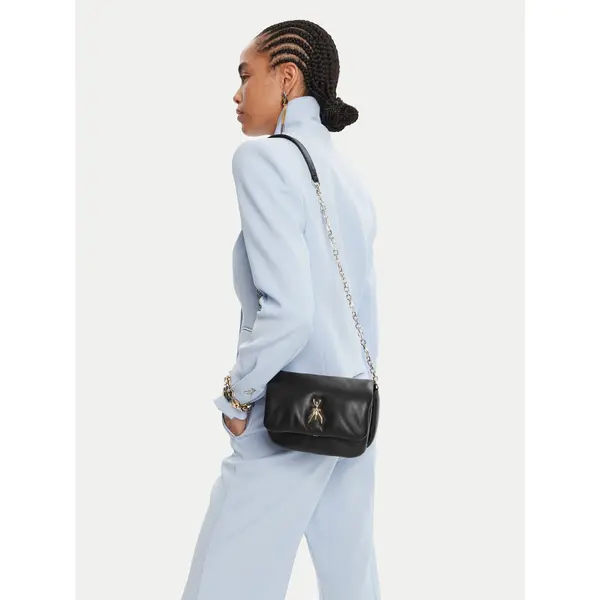 PATRIZIA PEPE Torbica Patrizia Pepe 8B0219/L113-K470 Crna